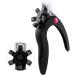 Acrylic Nail Clipper U Shaped Nail Edge Trimmers False Nail Tip Scissors Black fake nail clipper - Buy Online on GoSupps.com
