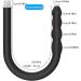 Buy Anal Douche Silicone Black - Large Hole Nozzle Handheld Shower Enema for Men & Women | Reusable Enema Hose Attachment - Buy Online on GoSupps.com