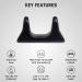 PSO-Mini Muscle Release Tool and Handheld Personal Self Massager | Deep Tissue Massage - Night Black - Buy Online on GoSupps.com