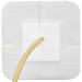 Feeding Tube Adhesive Wound Dressing Sponge Split Drain Bandage for Peg G J Supra-Pubic Incision Bordered Guaze Pad Off-Cut Catheter Stabilization Device Holder Post Surgery 4"X 4" Pack of 10 4"x4" Pack of 10