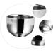 Minkissy 3-Pack Stainless Steel Razor Shells for Shaving Brush & Soap - Durable Metal Shaving Cups (7.3x5cm) - Ideal for Men's Grooming - Buy Online on GoSupps.com