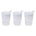 Medi-Inn plastic sippy cup drinking cup transparent opening 12 x 10 mm (3 pieces)