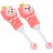 Ipetboom 10 Pcs Children's Toothbrush Set | Soft Bristle Baby & Toddler Manual Travel Toothbrush - Pink - Buy Online on GoSupps.com