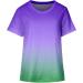 Shop Stylish Women's Round Neck Summer T-Shirts - Casual Printed Tops & Sport Tees in Pink & Purple - Buy Online on GoSupps.com