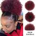 8 Inch Afro Hair Bun Extensions | Natural Synthetic Curly Clip In Hairpiece for Black Women - International Shipping Available - Buy Online on GoSupps.com