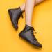 DKSUKO Women's Waterproof High Top Rain Boots with Lace Up - Size 9.5 Black - Buy Online on GoSupps.com