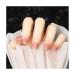Fake Nail 24pcs False Nails Manicure Acrylic False Nails Detachable Fake Nails Full Cover Nails Artificial Nails False Nail Art Girls Nail Wearable Fake Nails Gold pink