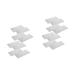 HOMSFOU 16 Pcs Fondant Stamp Mold Cake Stamp Mold Cake Molds Baking Accessories Baking Mold Fudge 4 Piece Set As Shownx2pcs 31.7*15.7cmx2pcs