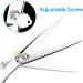 Professional Hair Cutting Scissors Set - Salon Quality Light & Sharp Silver Shears for Barbers and Home Use - Buy Online on GoSupps.com