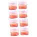 POPETPOP 8 Boxes Powder Puff Exfoliating Makeup Round Cotton Pads Hair Dryer Brush Powder Applicator Makeup Puffs Abs Puffs Dry Powder Pad Dry Puffs Cosmetic Flocking Beauty Tools Travel