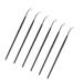 WOONEKY 6pcs Eye Makeup Brush Liner Brush for Eyes Eye Liner Brush Bent Liner Brush Cosmetic Tools