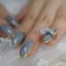 Shop HUIL Hot Alloy Butterfly Nail Art - Marble Stiletto Press-On Nails with Gold Line - International Shipping Available - Buy Online on GoSupps.com