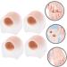 2 Pairs Toe Separator & Protector Set | Multipurpose Fiber Tool for Toe Separation, Bunion Cover & Hammer Toe | Reusable Toe Spacers | 3.6x3.5cm - Buy Online on GoSupps.com