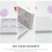 Beaupretty 2pcs Eye Shadow Box Eyeshadow Empty Case Diy Makeup Finger Claws Plastic Cosmetic Travel With Cover - Buy Online on GoSupps.com