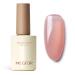 MEGIOR Jelly Pink Gel Nail Polish 15ML Gray Pink Gel Polish 1PC Nail Polish Gel Soak Off UV Gel Polish Translucent Color Neutral Gel Polish for Nail Art Manicure DIY at Home