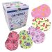 Ortopad Soft Bamboo Girls Eye Patches, 50/Box (Junior Size, 0-2 yrs) Textured Accents
