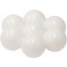 LittleTom 50 Plastic Baby Balls - 5.5cm Ball Pit Play Balls for Kids - White | International Shipping Available - Buy Online on GoSupps.com