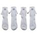 Magnetic Sucktion 3D Doll Couple Socks Couple Holding Hands Funny Socks Mid-Tube Cute Socks (2Pcs White)