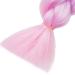 LDMY Ombre Braiding Hair Extensions - 6 Bundles / 24 Inch Jumbo Braids Light Blue-Purple-Pink Synthetic Kanekalon for Cosplay & Halloween - Buy Online on GoSupps.com