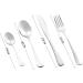 24 Piece Cutlery Set Stainless Steel Flatware Set with Knife Spoon Fork Service for 6 Dishwasher Safe Fork and Spoon HUAN TAI - Buy Online on GoSupps.com