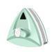 Light Green Glass Wipe Home Double Side Magnetic Window Cleaner Glass Surface Brush Wiper Tools with Ergonomic Design