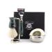 Haryali London Men's Grooming Kit with 5 Razors Pure Badger Hair Shaving Brush Stand Soap and Bowl