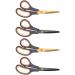 CCR Scissors 8 Inch Soft Comfort-Grip Handles Sharp Titanium Coating Blades  4-Pack - Buy Online on GoSupps.com