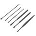 6pcs Ear Spoon Stainless Steel Ear Wax Cleaner Tool Kit for Home Salon & Trip Portable with Ear Pick Set for Ear Curette