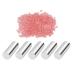 zorvo 5 Cans Denture Gum Material Denture Materials Flexible Acrylic High Translucent Big Size with Bloodstreak US Stock  5 Cans with Bloodstreak