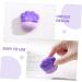 FRCOLOR Purple Plastic Foundation Applicator Brush Cosmetics Applicator Brush Portable Blush Brush Artificial Fiber Cosmetics Brush - Buy Online on GoSupps.com