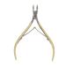 Cuticle Nippers Ergonomic Cuticle Nipper with Protective Cover for Manicure Enthusiasts Gold