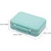 Healvian Small Pill Organizer Box - 3Pcs Travel Mini Pill Case Holder with Removable Compartments for Fish Oil - Portable Daily Use - Buy Online on GoSupps.com