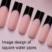 Ruarby 360x False Nails Full Cover Stick on Nails French Black Tip Press On Nails Artificial Nails Long False Nails for Women - Buy Online on GoSupps.com