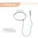 POPETPOP Silicone Wristband Silicone Bracelet Eyelash Silica Gel Bracket Silicone Tweezer Delighter 35x6cm - Buy Online on GoSupps.com