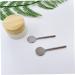 Didiseaon Eye Cream Stick Cosmetic Spoon Tools for Skincare Beauty Scoop Make up Spoon Spoon Moisturizer Applicator Spoon Makeup Spoon Round Head Zinc Alloy Product 5.00X1.50X0.30CM Silver - Buy Online on GoSupps.com