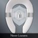 BEMIS 1955CT Commercial Heavy Duty Open Front Toilet Seat - Never Loosen, Reduce Call-backs, Elongated, White - Buy Online on GoSupps.com