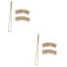 NOLITOY 2 Sets Bird Cage Cleaning Brush Metal Wire Brush Pet Items Bird Supplies Cage Birdcage Broom 24X3X2CMx2pcs As Shownx2pcs