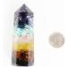 7 Chakra Orgonite 4'' Crystal Wand - Healing Tower for Chakra Balance, Stress Relief, and Inner Healing | Improve Relationships with Chakra Energy - 4'' Tall - Buy Online on GoSupps.com