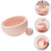DOITOOL 1pc Silicone Scrub Pad Makeup Cleaning Pad Hair Brush Cosmetic Tool Cleaning Brush Scrubber Mat Eye Patches for Adults Makeup Gadgets Washer Silica Gel Pink Makeup Brush - Buy Online on GoSupps.com