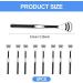 Divono 8 Pack Tongue Scrapers - Easy to Use & Clean Portable Tongue Cleaning Brushes for Oral Hygiene - Food Quality Black Tongue Cleaner - Buy Online on GoSupps.com