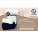 Buy African Net Sponge Set - Exfoliating Body Scrubber & Wash Cloth for Shower | 2 Piece - Blue & White - Perfect for Body and Face - Buy Online on GoSupps.com