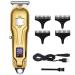 Hair Clippers Professional LCD Display Electric Hair Trimmer for Men Hair Trimming Cutter Hair Clipper Barber Shop Hair Cutting Tool(Gold)