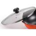 DameCo Wok Smokeless Pan Cookware Fry Pan Cookware 32cm Steamer for Frying Eggs Steak Pizza Nonstick Metal Utensil Saucepan with Lid Safe Frying Pan Frying Pan Interesting - Buy Online on GoSupps.com