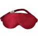 Silk Sleep Mask for Women/Men/Girls | 19 Momme 100% Pure Mulberry Silk | Blackout Anti-Allergy Blindfold | Elastic Strap for Night Travel Nap Meditation | Burgundy Red - Buy Online on GoSupps.com