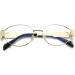 Buy JOVAKIT Retro Blue Light Blocking Glasses for Women | Vintage Oval Eyeglasses - Fashionable 54mm Gold Frame for TV & Computer Use - Buy Online on GoSupps.com