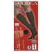 SOLIDEA Unisex Active Energy Knee High Compression Socks 12/15 mmHg - Stylish Black Support for Travel & Sports - Buy Online on GoSupps.com