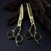 Hair Cutting Scissors 6 Inch Professional Japan 440c Steel Curved Hair Cutting Scissors Gold Haircut Thinning Barber Cut Shears Hairdressing Scissors Set - Buy Online on GoSupps.com