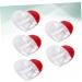 DOITOOL 5pi ces Tubes De Gloss Forme De C ur Flacons De Gloss Vides Plastique Flacons Pour L vres Liquide Et Mascara 4.2x3.7cm transparent - Buy Online on GoSupps.com