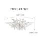 Yean Bride Leaf Pearl Wedding Hair Comb - Rhinestone Hair Accessories (Silver) - Buy Online on GoSupps.com