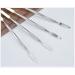 Milist Stainless Steel Makeup Spatula - Double Headed Cosmetic Scoop for Lipsticks Concealer Foundation & Eyeshadow - Perfect for Depotting | International Shipping - Buy Online on GoSupps.com